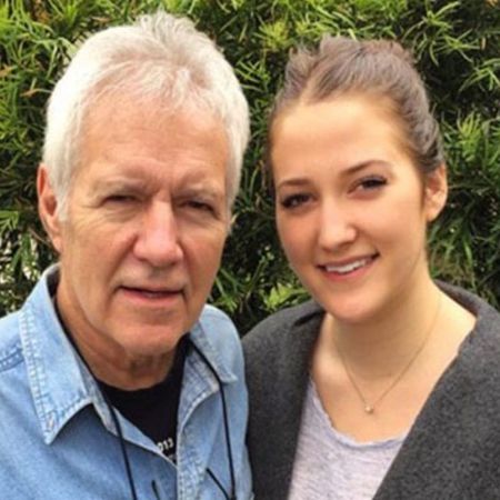 Trebek and his daughter, Emily